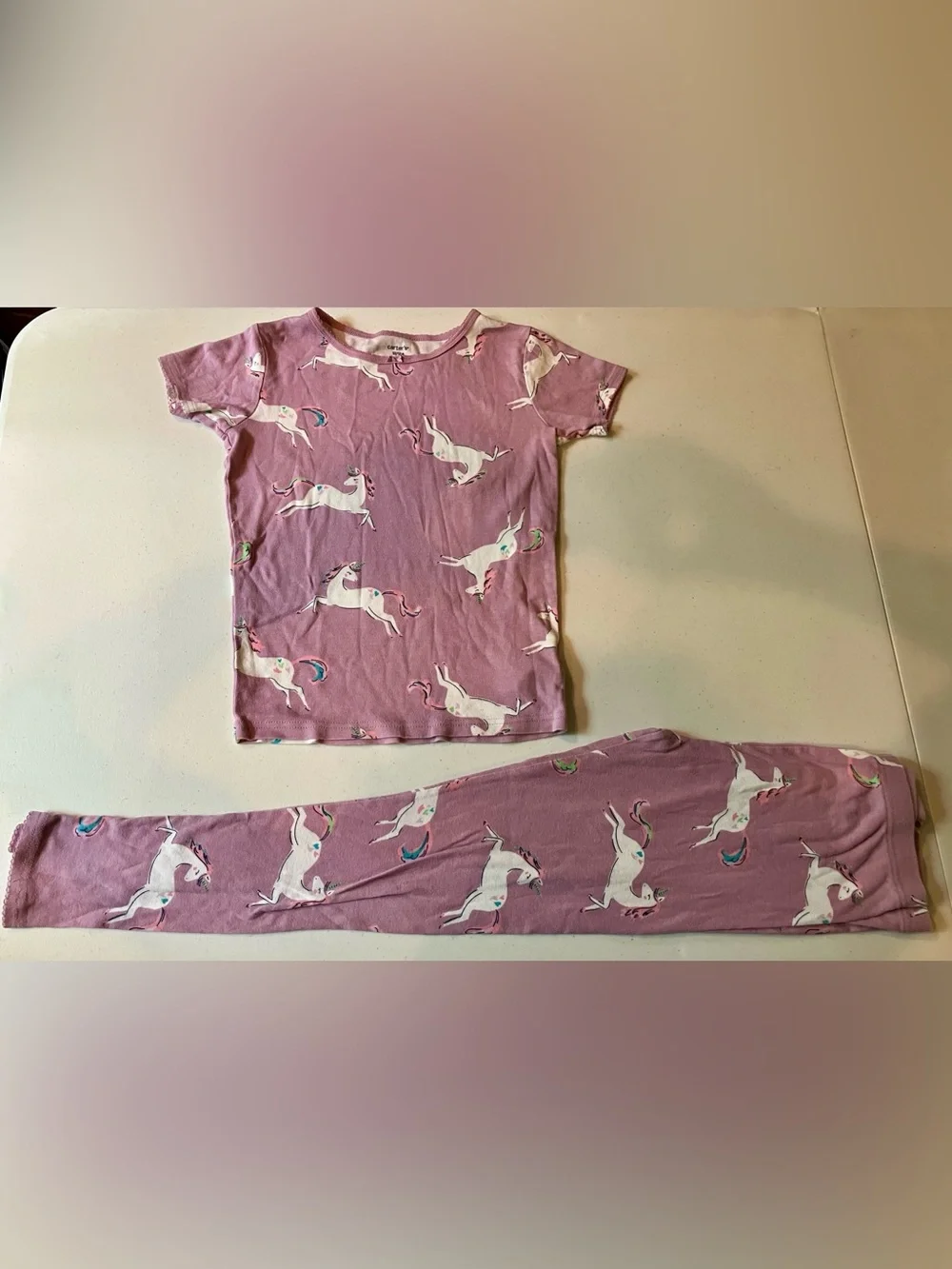 Lot of 14 Pieces Girls Size 12 Carter's Pajama Sets